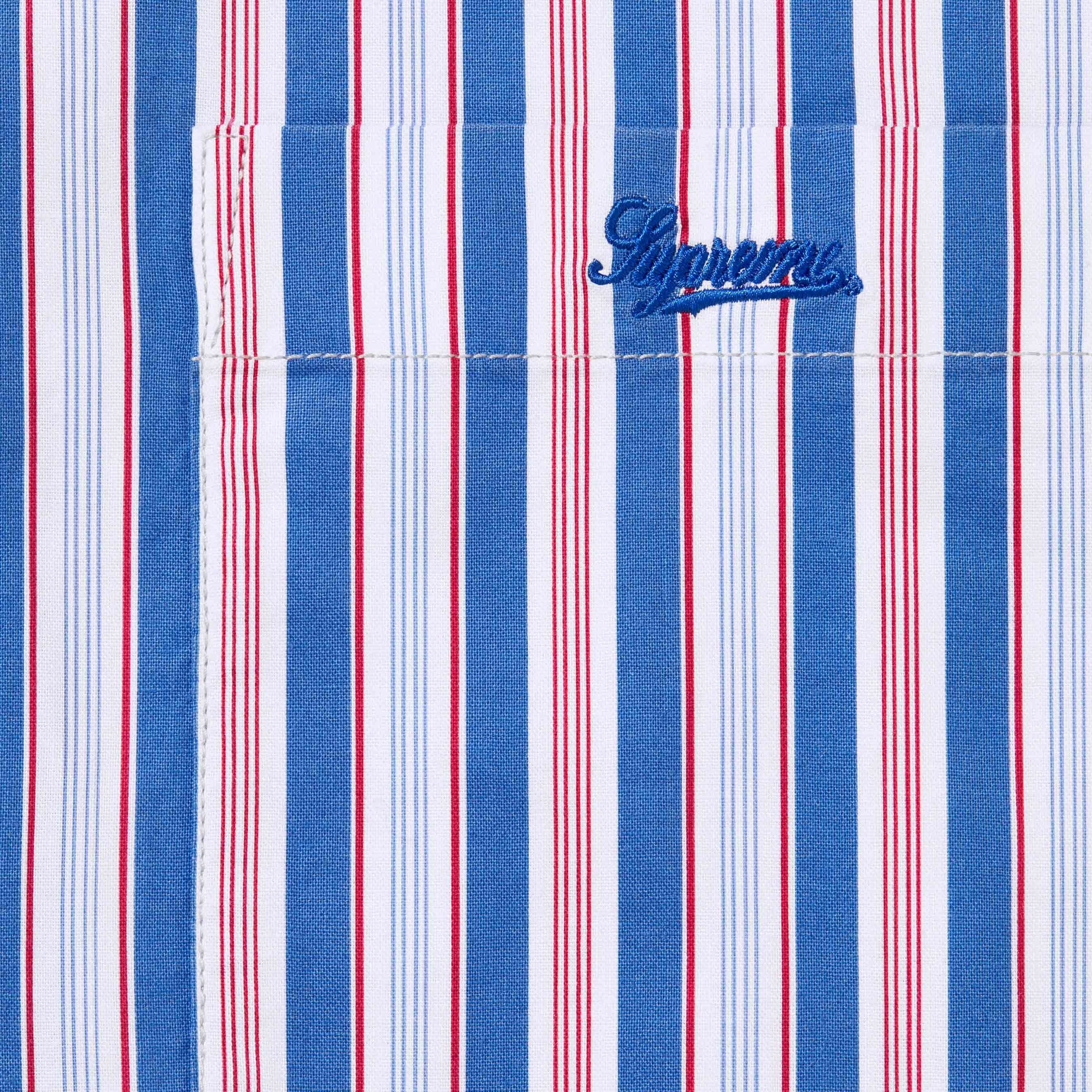 Loose Fit Multi Stripe S/S Shirt view 4